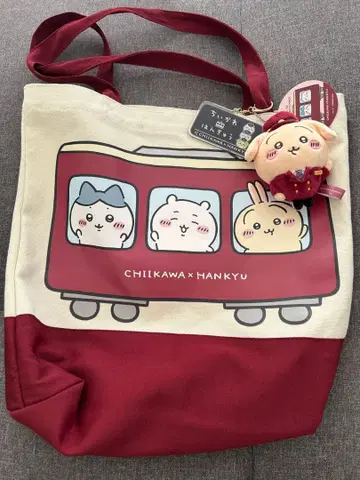치이카와 한큐 마스코트 토트백 아크릴 키링