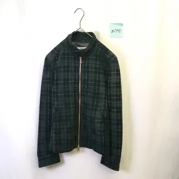 zG795 [ S ] SHIPS 블루종 긴팔 포켓 체크