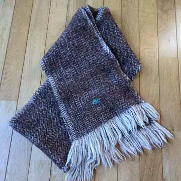 45R 인도 메리노울 머플러 브라운