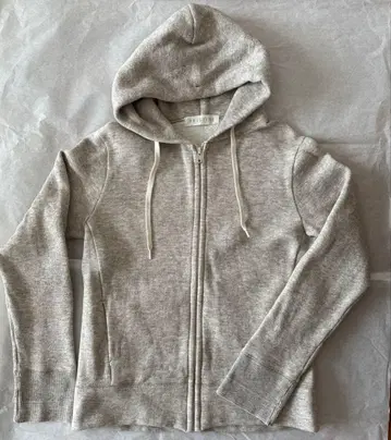 PRISTINE 야크 혼방 쭈리 집업 후드티 일본제