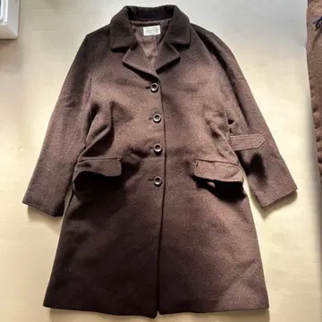 PEYTON PLACE 브라운 롱 코트