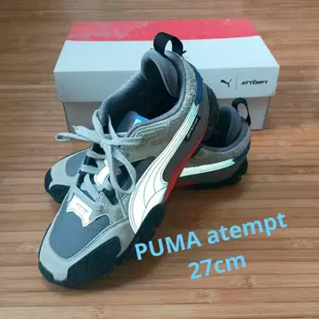PUMA ATTEMPT 스니커즈 그레이/블루/레드