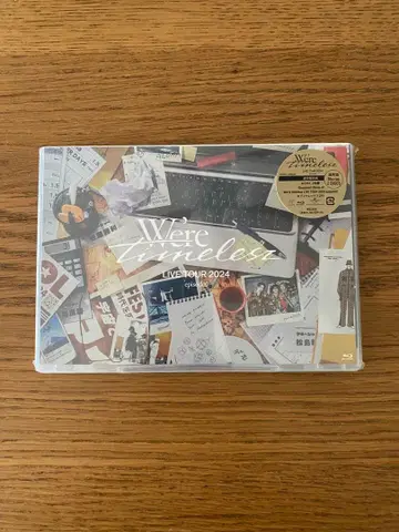 미개봉 새상품 We're timelesz LIVE TOUR 2024