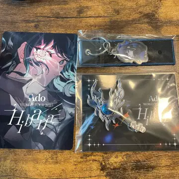 Ado [ Hibana ] VIP 입장 혜택 브로치 세계 여행 택 세트