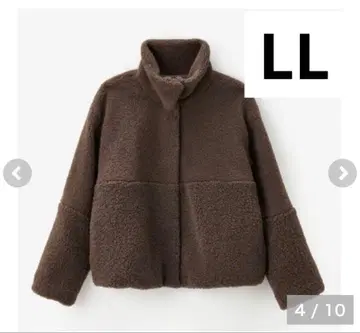 시마무라 양 씨 보아 블루종 코트 빅 사이즈 LL