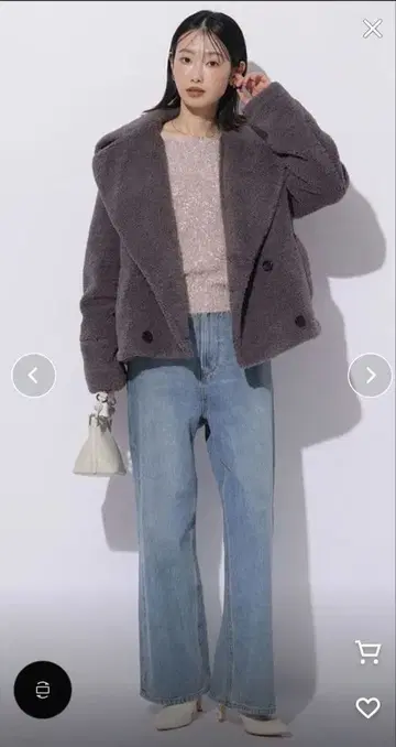 [ 새상품 미사용 ] 2025AW 마이 스트라다 보아 숏코트