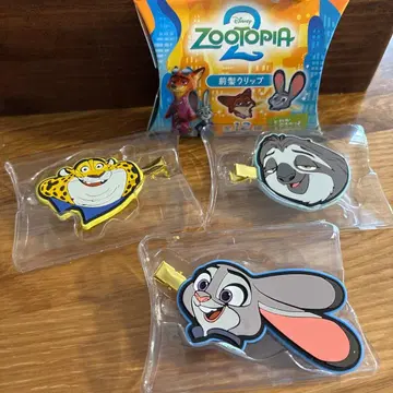 주토피아 캐릭터 클립 3개 세트