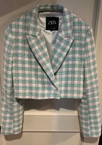 ZARA 크롭 테일러드 자켓 XL