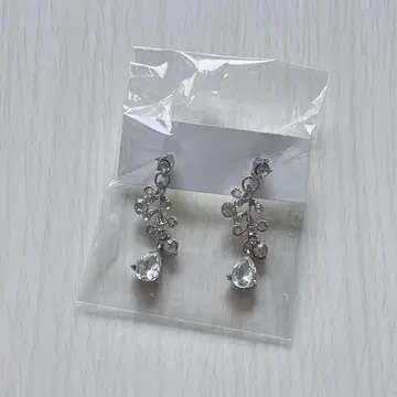 웨딩 액세서리 크리스탈 귀걸이