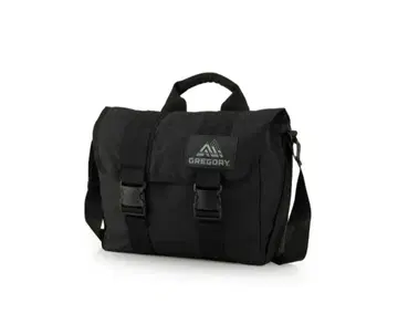 GREGORY 블랙 메신저 백