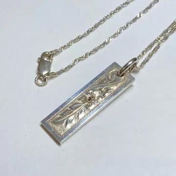 THE KISS 하와이안 실버 목걸이 925 etc422