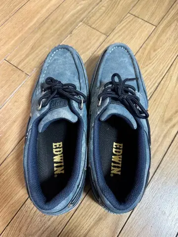 [새상품급] EDWIN 데님 스니커즈 25.0cm