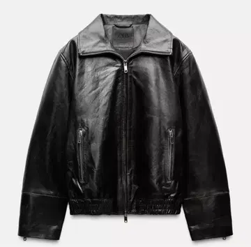 ZARA 가죽 컬렉션 가죽 자켓 여성용