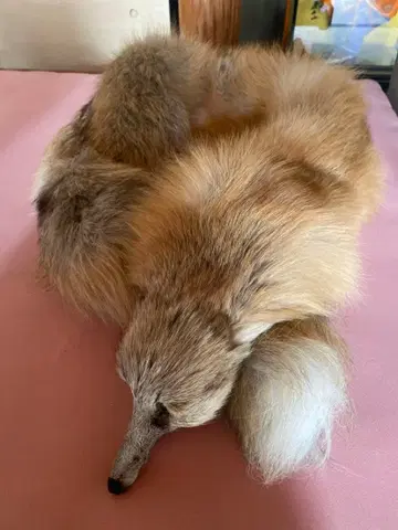 린도 인조 모피 여우 모양