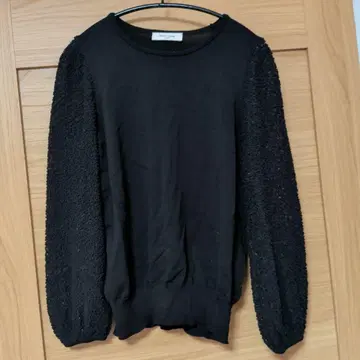 Demi-Luxe BEAMS 블랙 긴팔 니트