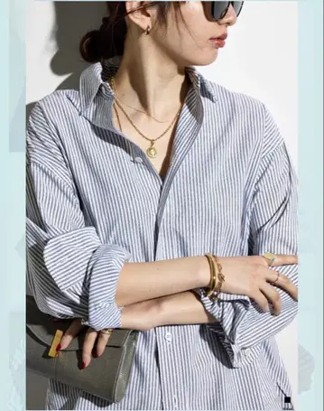 L'Appartement CooldryOxford 스트라이프 셔츠