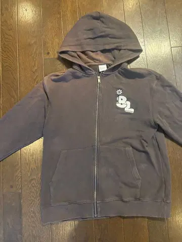 GELATO PIQUE 브라운 집업 후드티