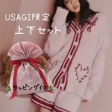 정품 한정판 페더 가디건 & 숏팬츠 세트 핑크