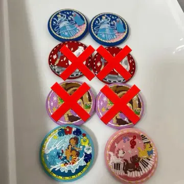 디즈니 자수 캔뱃지 신데렐라 베이맥스 라푼젤 스티치