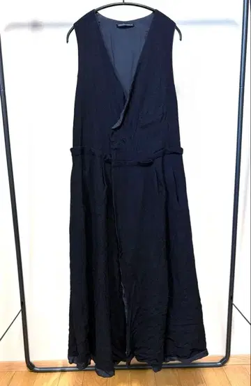 Y's 와이즈 울 융모 오버롤 스커트 원피스