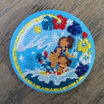 릴로 앤 스티치 자수 캔뱃지 디즈니 자수 캔뱃지