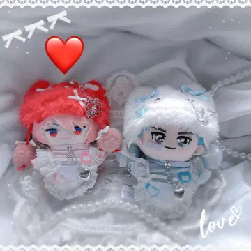 니지파페 10cm 인형옷 인형옷 고양이 귀 니트 모자 모자 두건 메이드