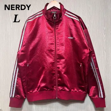 NERDY 트랙 자켓 L 레드