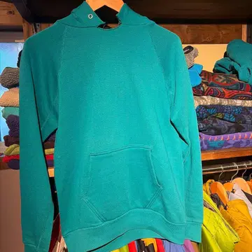 올드 후드티 에메랄드 그린