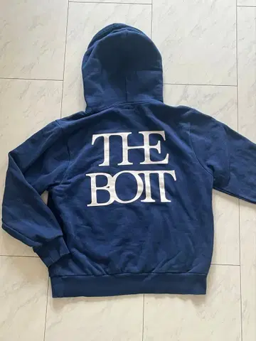 THE BOTT 네이비 후드 맨투맨