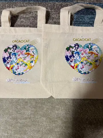 세일러문 카카오캣 미니 토트백 2세트 cacaocat