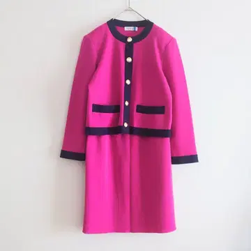 d 쇼와 레트로 버블 수트 셋업 골드 버튼 파이핑 빈티지