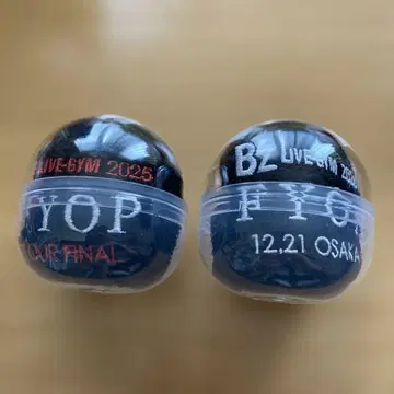 B'z FYOP 회장 한정판 가챠 FINAL&날짜 표기 리스트 밴드