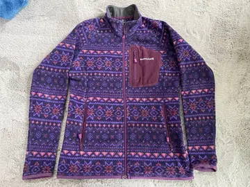 mont-bell 플리스 자켓 S 보라색 계열