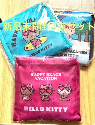일광화상 키티 산리오 에코백 헬로키티 3세트