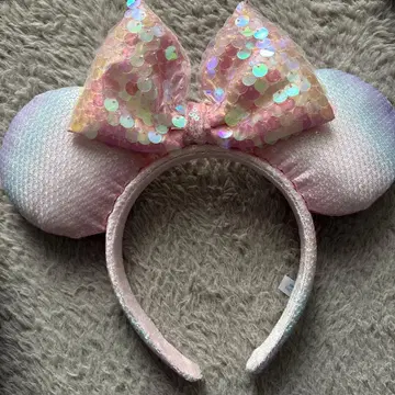 미키 귀 머리띠 핑크