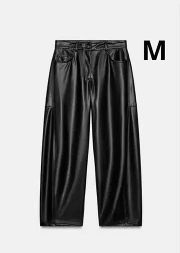 ZARA 자라 인조 가죽 벌룬 팬츠 완판템 새상품, 미사용