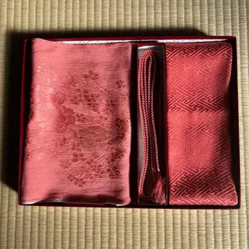 실크 오비 장식 천, 허리띠, 옷깃 3종 세트