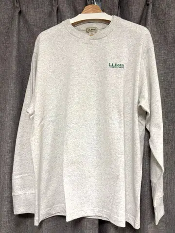 새상품 L.L.Bean 긴팔 티셔츠 라이트 그레이 L 사이즈