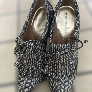 EMPORIO ARMANI 스네이크 스킨풍 부티