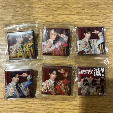 M!lk 스퀘어 캔뱃지 스퀘어 마그넷 세트