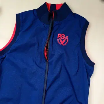 PGV 슬리브리스 베스트 1989년 모델 네이비/레드