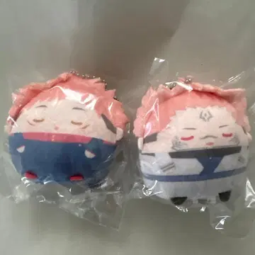 주술회전 테노린즈 이타도리 유우지 양면 스쿠나 봉제 인형 키링 누이쿠지