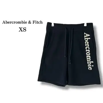 [아바크롬비&피치] 남성용 하프 팬츠 작은 사이즈 여성 착용 블랙 XS