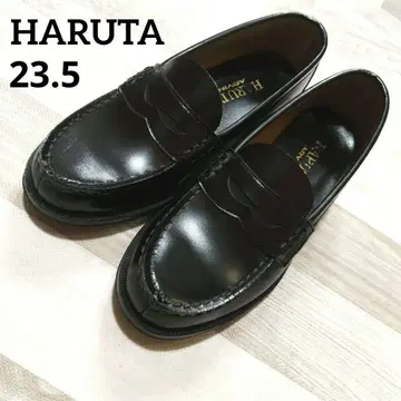 23.5 하루타 HARUTA 블랙 로퍼 학생 신발