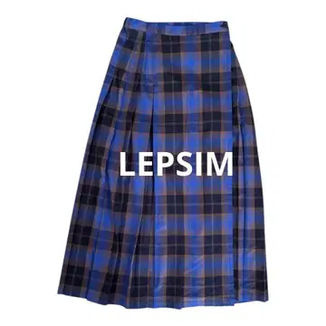 [ 택 포함, 미사용 ] LEPSIM 렙심 체크 플리츠 스커트
