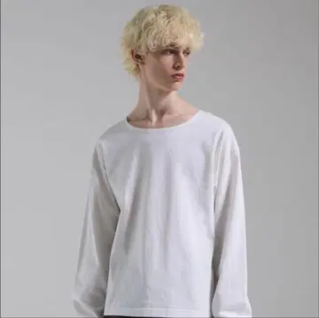 Parts lab. 크루넥 롱 T 화이트 S 사이즈 미개봉 새상품