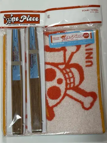 USJ 원피스 프리미어 쇼 타월 부채 2025년 (3종 세트)
