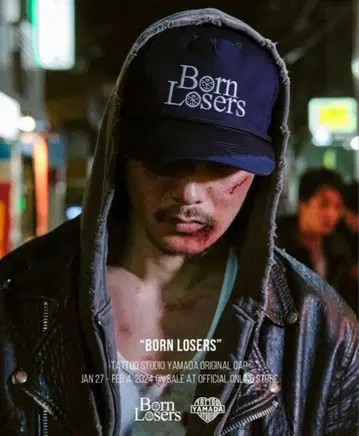 야마다 렌 Born Losers 네이비 캡