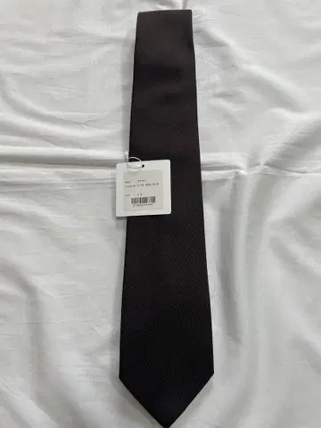 미사용품 아르코디오 실크 타이 8.0cm 브라운