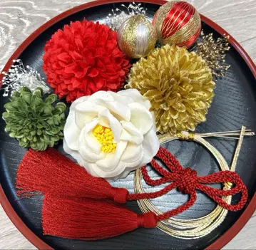 성인식 졸업식 시치고산 사전 촬영 머리 장식